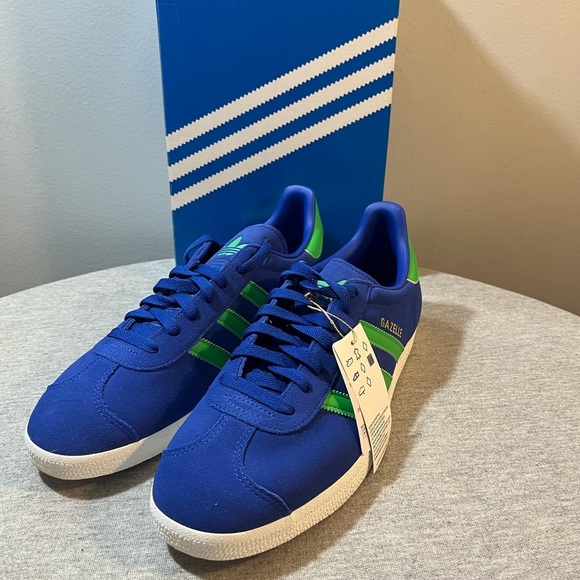 Adidas Originals Gazelle Suede Royal Blue Energy Sneakers Men’s Size 11.5 JH5389